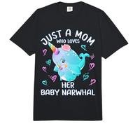 Mama Narwhal Love Nur eine Mutter, die Ihr Baby Narwhal liebt Comfort Colors Adult Heavyweight T-Shirt