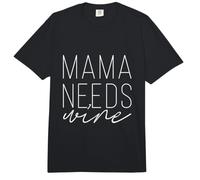 Mama Needs Wine Lustiger Spruch Muttertag Wino Trinken Geschenk Comfort Colors Adult Heavyweight T-Shirt