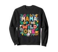 Mama of The Wild One Dschungelthema Sweatshirt