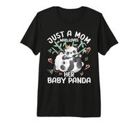 Mama Panda Ich Liebe nur eine Mutter, die Ihr Pandababy liebt Premium T-Shirt