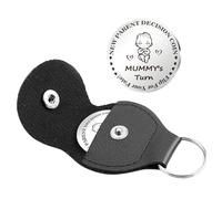 Mama Papa Entscheidungsmünze Taschenkuppel für neue Eltern | doppelseitige Fantasiemünze aus Edelstahl - Taschenumarmungsteil für neue Eltern, Andenken, mit P