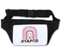 Mama Pink Arch Mother Graphic Hüfttasche, Bauchtasche, Weiß