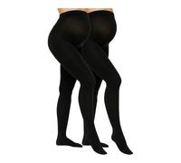 MAMALICIOUS® 2er-Pack Umstands-Thermostrumpfhose S schwarz