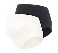 MAMALICIOUS Damen Mlheal Cotton Panties 2-p A.noos, Black/Pack:white, L-XL
