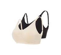 MAMALICIOUS® 2er-Pack Still-BHs Ilja S schwarz/natur