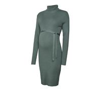 MAMALICIOUS Damen Mljacina L/S Knit Rollneck Dress A., Dark Forest, L