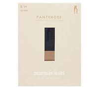 MAMALICIOUS® 2er-Pack Umstands-Strumpfhose 20 DEN S schwarz/natur