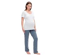 MAMALICIOUS Damen Mlmira Star JRS 2f A. E. Noos Umstandspyjama, Gray Dawn, M EU