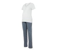 MAMALICIOUS Damen Mlmira Star Ss JRS Pyjamas 2f A. E. Noos, Gray Dawn/AOP:Star, XS