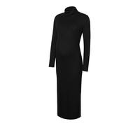 Umstandskleid MAMALICIOUS "MLLEVY LS ROLLNECK JRS MIDI DRESS NOOS", Damen, Gr. M, N-Gr, schwarz, Jersey, Obermaterial: 95% Modal (TENCEL™), 5% Elasthan, unifarben, eng, Kleider Umstandskleid (82774835