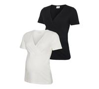 Mamalicious Kerrie Tess Maternity Kurzarm-t-shirt 2 Einheiten