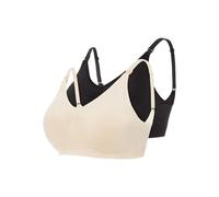 Mamalicious Lija Feed Me Maternity Bra 2 Units Beige S-M