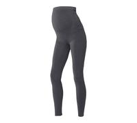 Umstandsleggings MAMALICIOUS "MLTIA JEANNE LEGGING NOOS A.", Damen, Gr. S/M, N-Gr, asphalt, Jersey, Obermaterial: 72% Nylon, 21% Polyamid, 7% Elasthan, unifarben, regular fit normal, Hosen (94216251-S