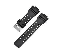 MAMA'S PEARL 16 Mm Silikonarmband, Passend For Casio G-Shock GA-100/110/120/140/200/400/700 GD-100/110/120 G-8900 GLS-100 Herren-Uhrenarmband In Schwarzgold(Black matte)