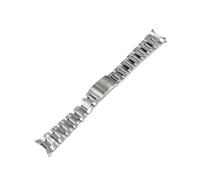 MAMA'S PEARL 19mm 20mm Edelstahl Oyster Band Fit For Seiko Sxns80 Snxs79 Fit For Seiko 5 Snxs79k Snxs77k Snxs73 Fit For Casio Uhrenarmband Armband Gürtel(Middle smooth,19mm)