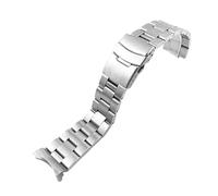 MAMA'S PEARL 22mm Tauchen Stahl Metall Armband Fit For Casio MDV-106 MDV-107 Uhr Männer Sport Armband Edelstahl Armband Ersatz Armband(A Style-Silver)