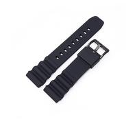 MAMA'S PEARL Tauchen Uhr Strap 20mm 22mm Silikon Männer Sport Wasserdicht Handgelenk Band Armband Zubehör Fit for Seiko SKX007 SRP777J1(Black B,20mm)