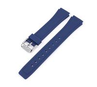 MAMA'S PEARL Uhrenarmband passend for Casio G-SHOCK F-91W/F84/F105/108 A-158/168 AE-1200/1300 18 mm buntes Silikon-Armbandarmband-Zubehör(Blue)