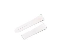 MAMA'S PEARL Uhrenzubehör Gummiarmband Passend For HUBLOT Big Explosion Silikon-Uhrenarmband Konvex 15 X 21 Mm Damenarmband(White)