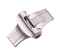 MAMA'S PEARL Uhrenzubehör Schmetterlingsschließe Passend For Panerai 1950er-Uhrenverschluss 20 Mm 22 Mm Polierte, Matte Knopf-Edelstahlschnallen Uhrenzubehör(Matte Silver,20mm)