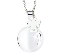 MAMIJUX Engelsrufer Engelsrufer Mutter Geschenkidee Schwangerschaft Halskette Damen Engelsrufer Kette Stahl, TU, Versilbertes Kupfer, Stahl, Zirkonia