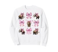 Mammoth Woolly Girl Rosa Kokette Schleife Sweatshirt