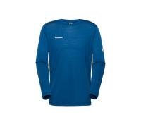 Mammut 100 % natürliches Performance-Shirt Tree Wool FL Longsleeve Men Blau S