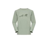 Mammut Alltagstaugliches Langarmshirt Core Longsleeve Logo Grün 164