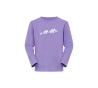 Mammut Alltagstaugliches Langarmshirt Core Longsleeve Logo Lila 152