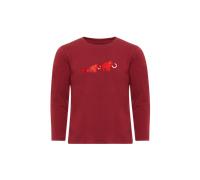Mammut Alltagstaugliches Langarmshirt Core Longsleeve Logo Rot 140