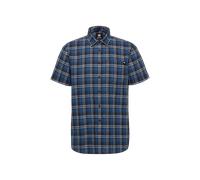 Mammut Atmungsaktives kurzärmliges Hanffaserhemd Trovat Summer Shirt Men Blau L