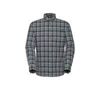 Mammut Atmungsaktives langärmliges Hanffaserhemd Trovat Summer Longsleeve Shirt Men Blau XL
