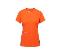 Mammut Atmungsaktives, schnelltrocknendes T-Shirt die Berge Eiger Nordwand FL T-Shirt Women Orange S