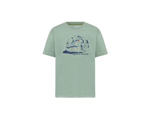 Mammut Base T-Shirt Climbing Kids - T-Shirt aus 100 % ökologischer Baumwolle willow 104
