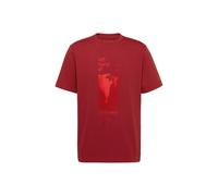 Mammut Base T-Shirt Men Hand - lässiges Organic-Cotton T-Shirt für Alltag und Klettern dark mammut red M