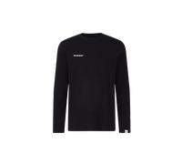 Mammut Baumwoll-Hoodie jeden Tag Base Longsleeve T-Shirt Men Mini Logo Schwarz XXL
