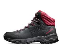 Mammut Nova IV Mid GTX Women | Wanderschuhe für Damen, wasserdichte Trekkingschuhe, Outdoor Schuhe, Gore-Tex Bergschuhe, Sportschuhe für Hiking | Black-Blood Red, 5.5