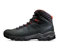 Mammut Mercury IV Mid GTX Men | Wanderschuhe für Herren, Wasserdichte Trekkingschuhe, Outdoor Wanderstiefel, Gore-Tex Bergschuhe, Mit Vibram Sohle, Atmungsaktiv | Black-Hot Red, 11