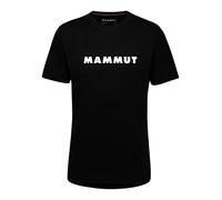 Mammut Wander-Tshirt Core Logo (aus recyceltem Polyester und organischer Baumwolle) schwarz Herren, Größe XXL
