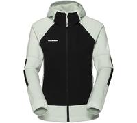 Mammut Damen Massone ML Hoodie Jacke, silver sage-black, L