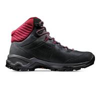 Mammut Wanderschuhe Nova Mid IV GTX (All-Terrain, Nubukleder, wasserdicht) schwarz/rot Damen, Größe Euro (US) 42 2/3 (10)
