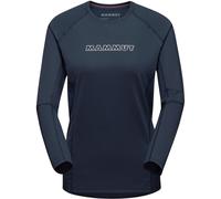 Mammut Selun FL Langarmshirt mit Damenlogo, marineblau, S