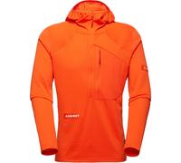 Mammut Eiger Nordwand Advanced Fleece Half Zip Herren Hoodie (Orange L Größe)