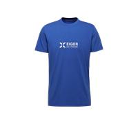 Mammut Feuchtigkeitsableitendes Alltags-T-Shirt Eiger Logo T-Shirt Men Blau M