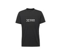 Mammut Feuchtigkeitsableitendes Alltags-T-Shirt Eiger Logo T-Shirt Men Schwarz L
