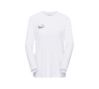 Mammut Feuchtigkeitsableitendes, langärmliges Wander-T-Shirt Mountain Longsleeve T-Shirt Women Bluemlisalphorn Weiß XS