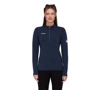 Mammut Fleecepullover Aenergy Half Zip (Midlayer, Polartec Power Grid Fleece) marineblau/schwarz Damen, Größe XS