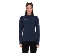 Mammut Fleecepullover Aenergy Half Zip (Midlayer, Polartec Power Grid Fleece) marineblau/schwarz Damen, Größe L