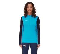 Mammut Fleecepullover Aenergy Half Zip (Midlayer, Polartec Power Grid Fleece) skyblau/nachtblau Damen, Größe XL