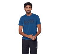 Mammut T-Shirt Trovat Logo Kurzarm Herren Tschiel Größe M